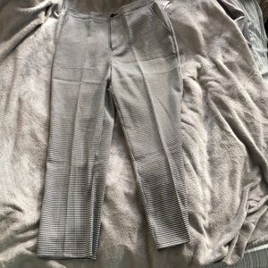 Black & White Woven Pants